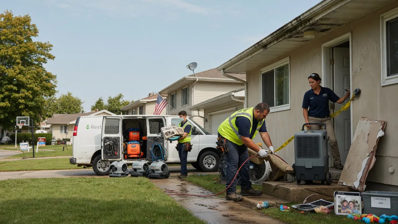 Water Damage Restoration in Mode, IL near me